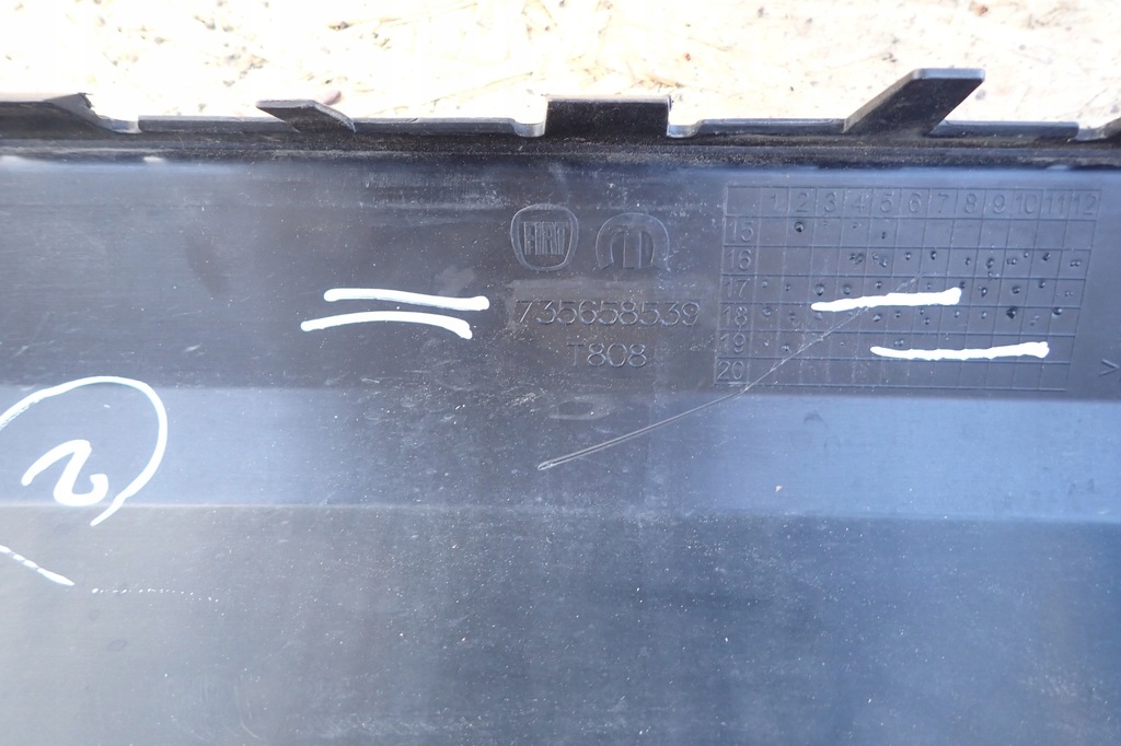 фото №8, Fiat tipo ii 16- накладка бампера 735658539 бампер задня задня