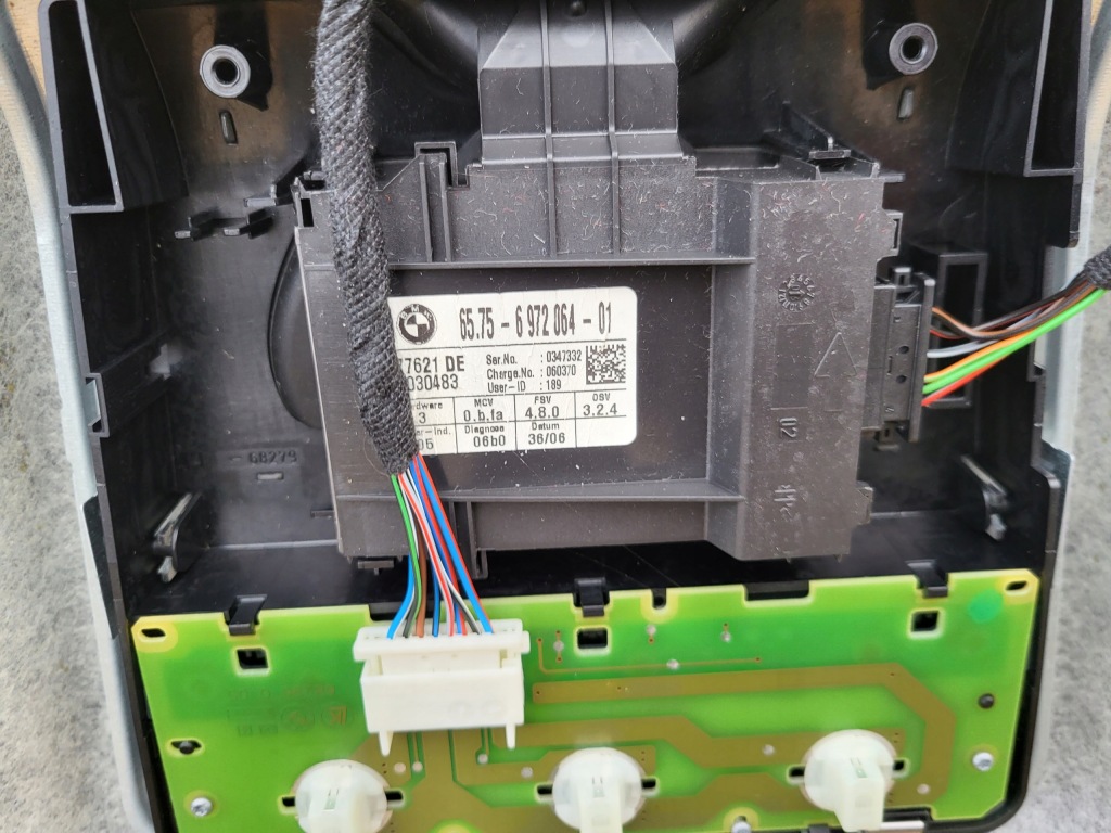 фото №2, Bmw e92 лампа освещение салона модуль сигнализация