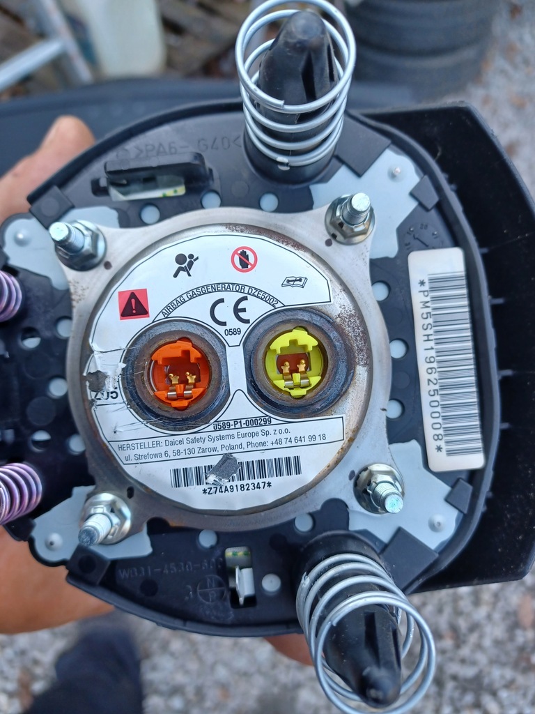 фото №8, Nissan leaf ze1 ii z11 консоль подушки безпеки водія пасажир