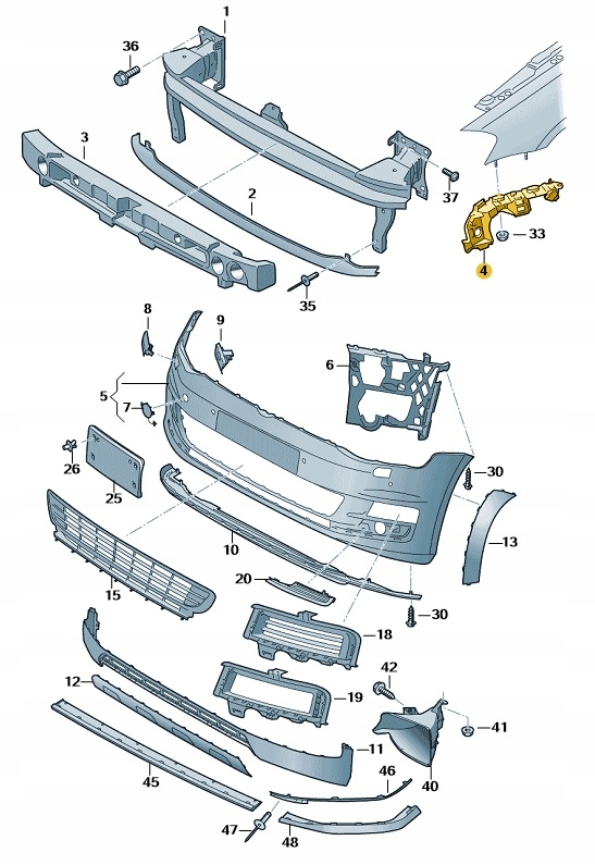 фото №11, Vw golf vii напрямна бампера лівий перед 5g0807049b