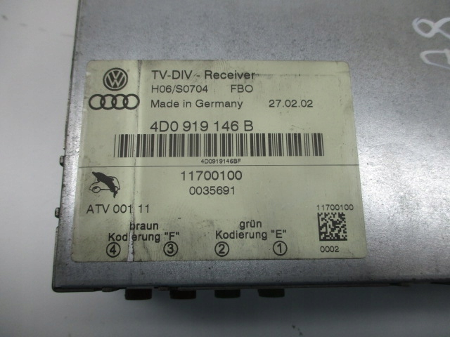 фото №7, Audi a8 d2 a6 модуль tv 4d0919146b