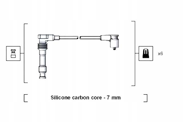 фото №2, Magneti marelli дроти запалювання opel calibra 2.