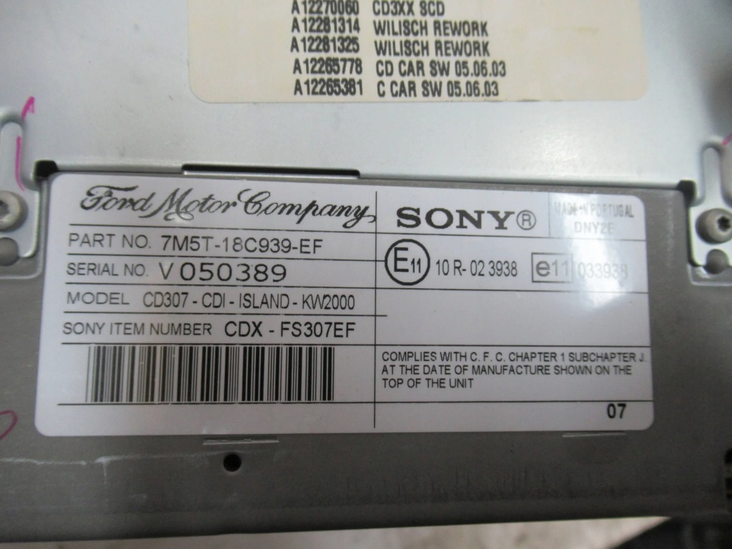 фото №2, Радіо ford focus 2 mk2 7m5t-18c939-ef