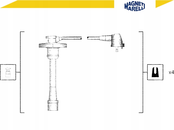 фото №3, Дроти запалювання magneti marelli zef934