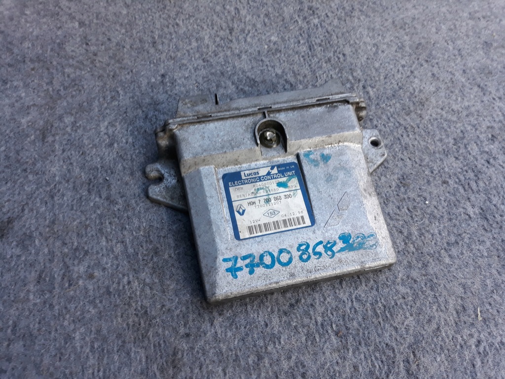 фото №1, Бортовой компьютер двигателя renault kangoo 1.9d