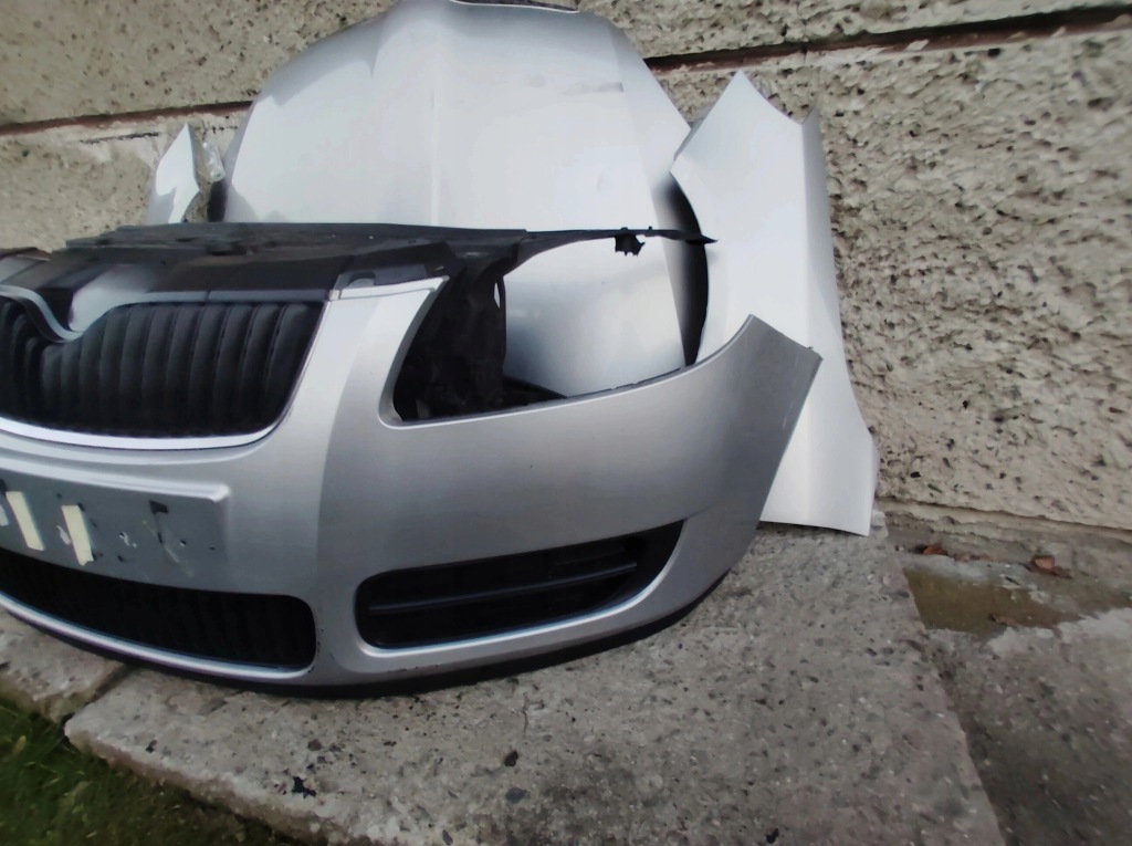 фото №6, Бампер капот крила kompletny перед skoda fabia ii roomster 07/10r