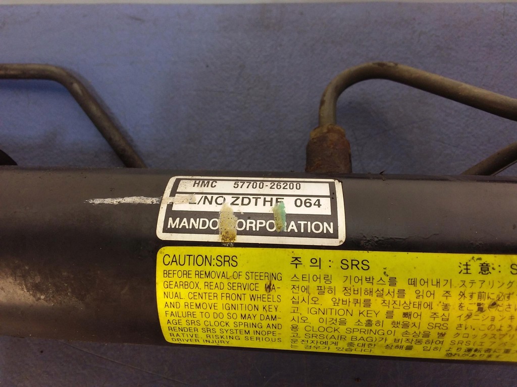 фото №7, Hyundai santa fe i sm трансмісія рейка рульова