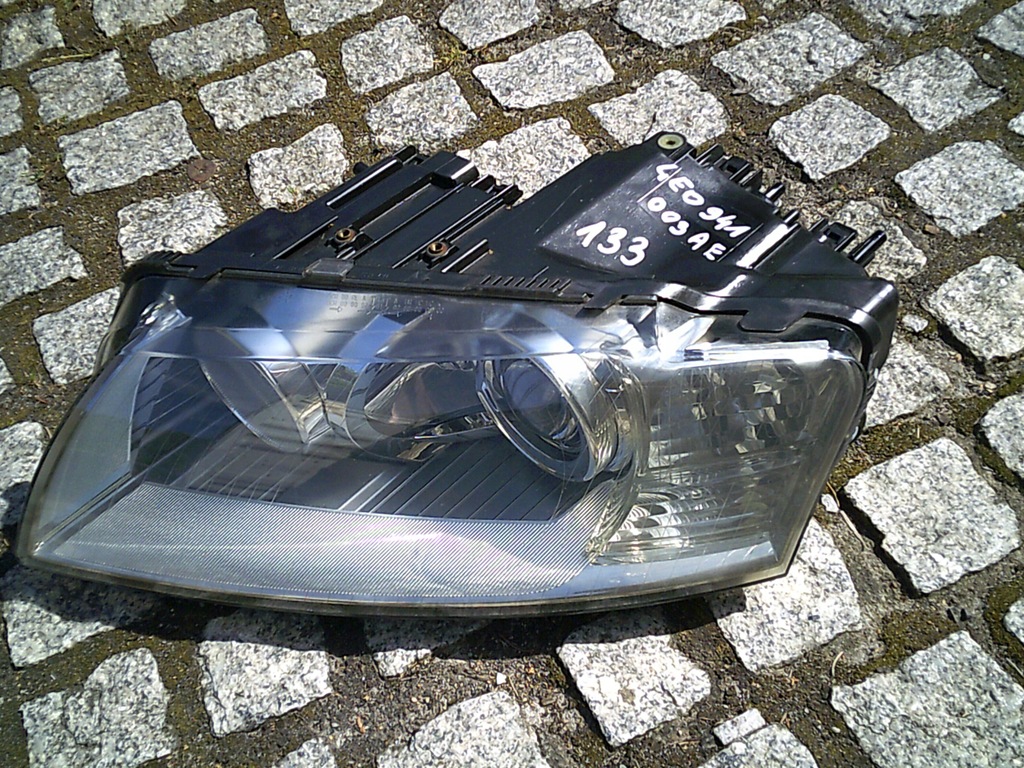 фото №6, Audi a8 d3 4e0 lift w12 led лампа фара некерований led лівий lub правий