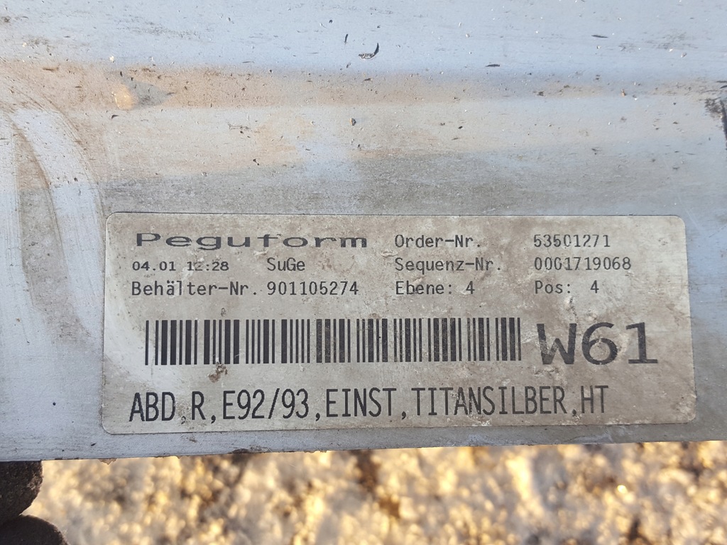 фото №9, Bmw 3 e92 coupe e93 молдинг поріг права 354