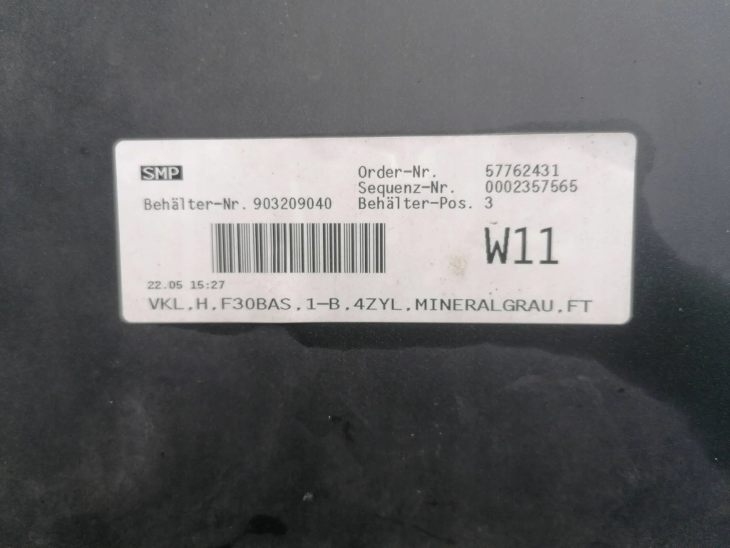 фото №14, Бампер задняя задний bmw 3 f30 mineralgrau 4pdc