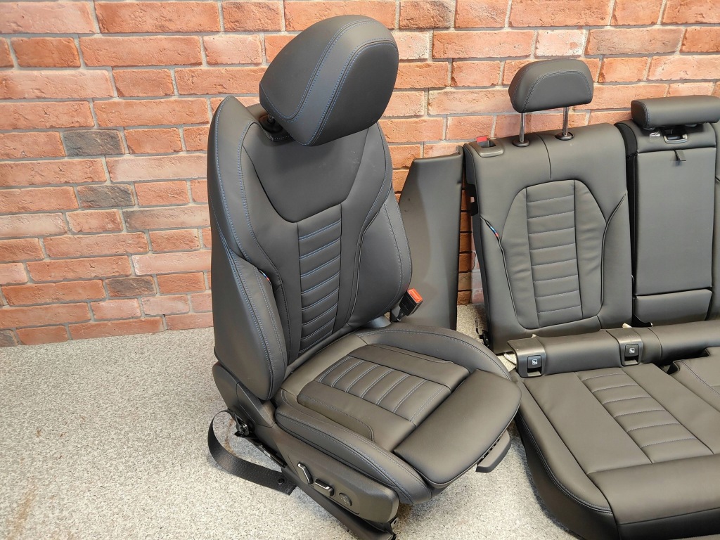 Bmw x3 g01 lci обивка сиденья заднее сиденье m набор подогрев память кожа nowe Оригинал