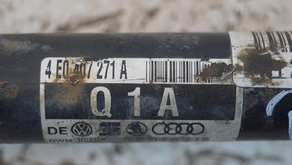 фото №7, Привідний вал лівий перед vw phaeton 6.0 w12 4e0407271a