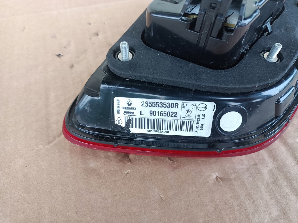 фото №4, Лампа задняя задняя левая renault kadjar led 265553530r