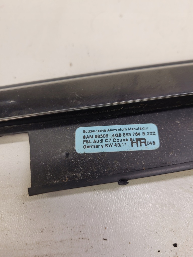 фото №6, Молдинг двері правий задня чорний блиск audi a7 4g8853764b