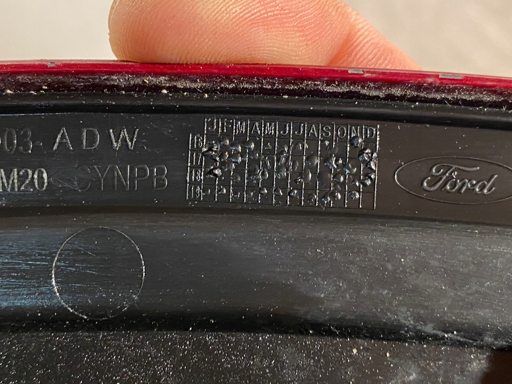 фото №8, Ford kuga mk2 молдинг крыла левый задняя задняя левая