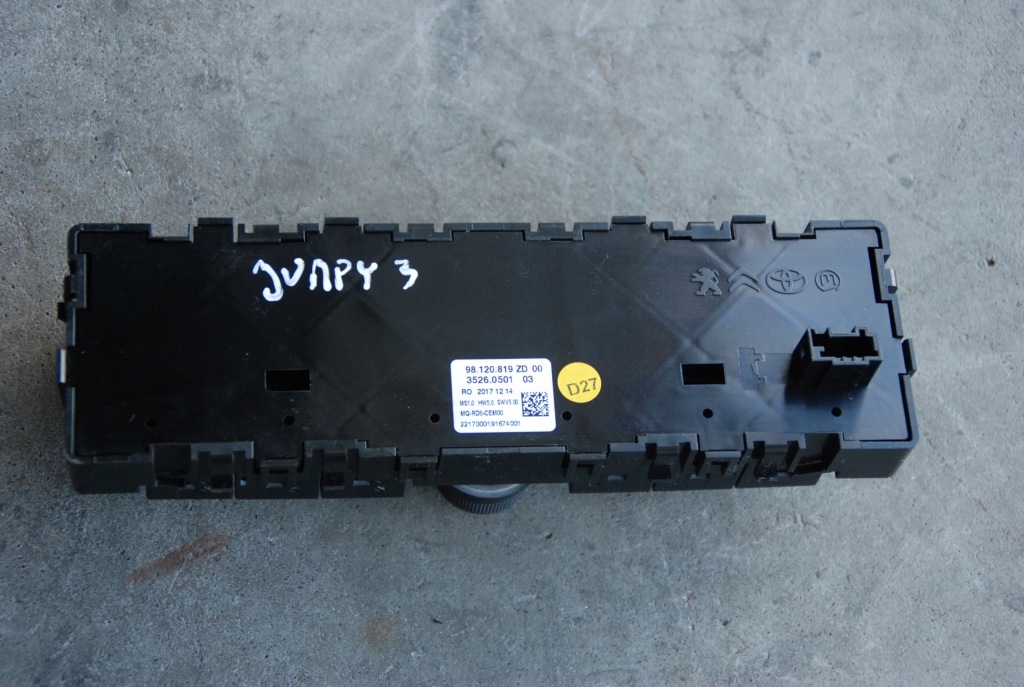 фото №3, Панель переключатель радио europa jumpy expert iii