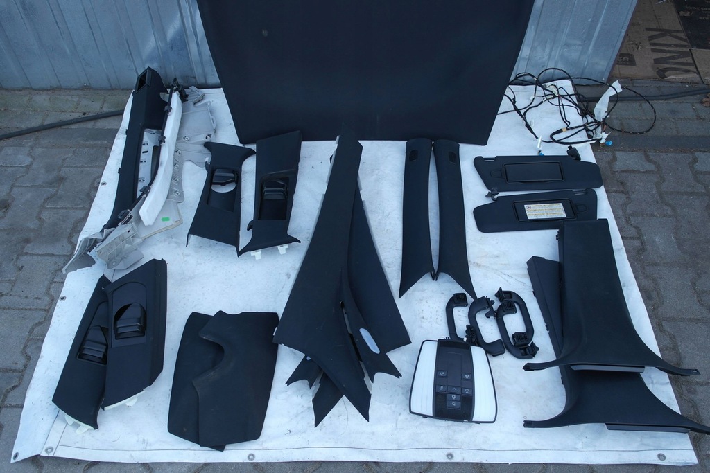 фото №11, Mercedes-benz e w212 2011 стельовий стеля czarna комплектна