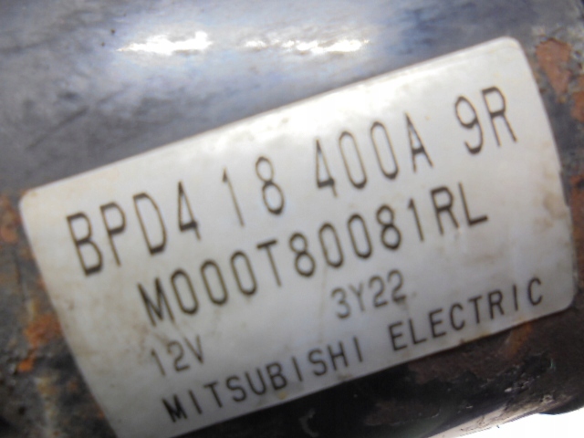 фото №8, Mazda demio dw стартер m000t80081 1,3