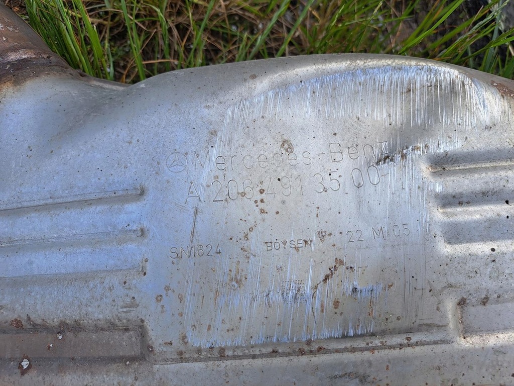 фото №7, Mercedes w206 1,5 гаситель выхлоп 2064913500 kpl