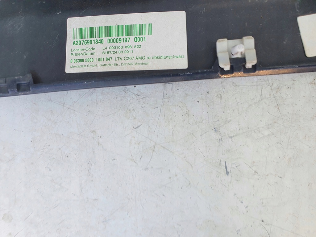 фото №8, Mercedes w207 amg поріг правий a2076901840