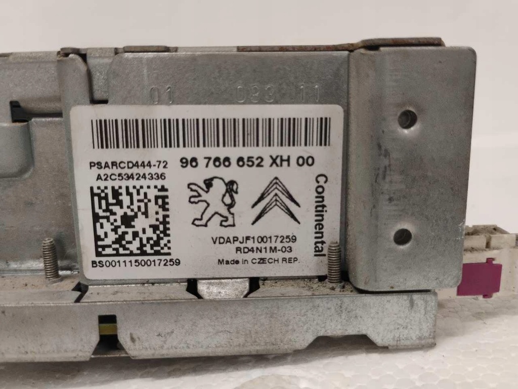 фото №5, Радио peugeot 308 96766652xh