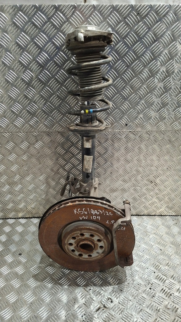 фото №1, Поворотный кулак амортизатор амортизационная стойка левый перед vw id.4 pro