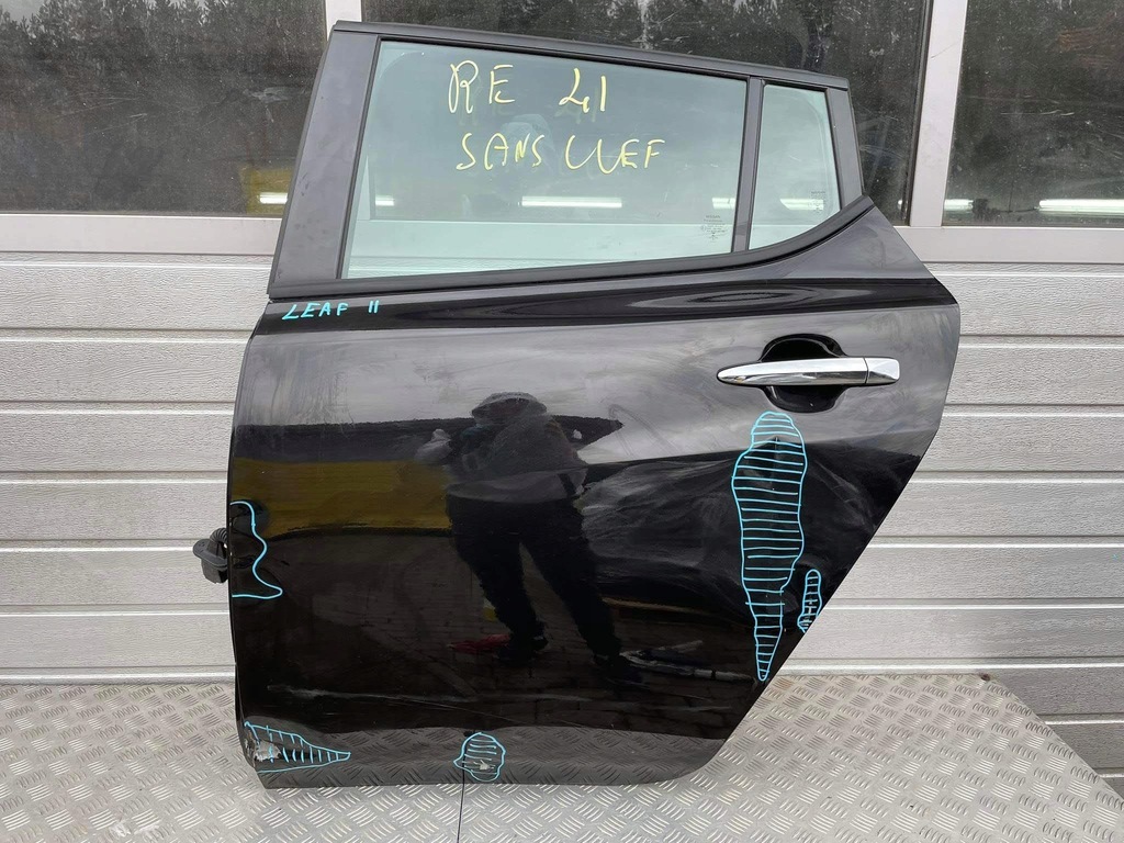 фото №1, Nissan leaf ii дверь левая задняя z11g полный