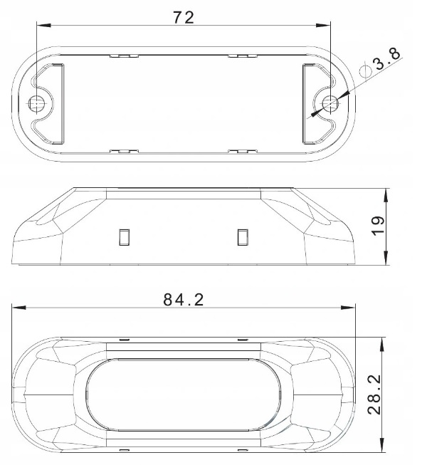 фото №3, Лампа предупредительная ft-210 led osram błyskowa!