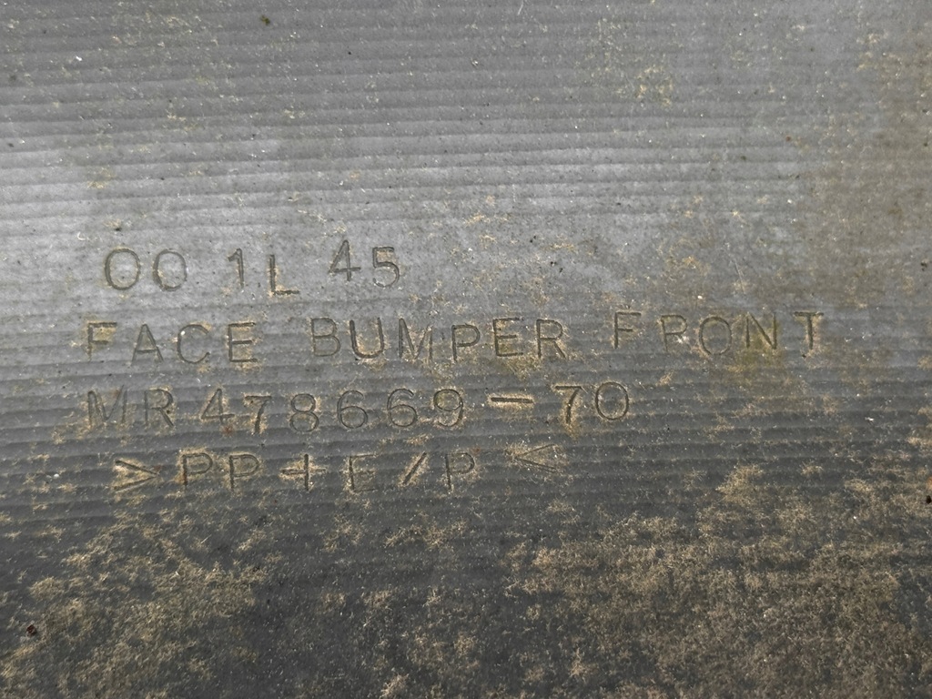 фото №16, Бампер передний mitsubishi pajero iii lift sport 2001- оригинальный номер mr478669