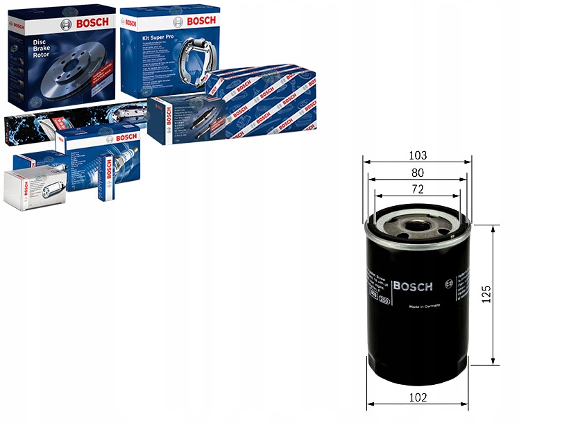 Bosch 986 452 062 фільтр оливи 986 452 062 986 452 062 Київ