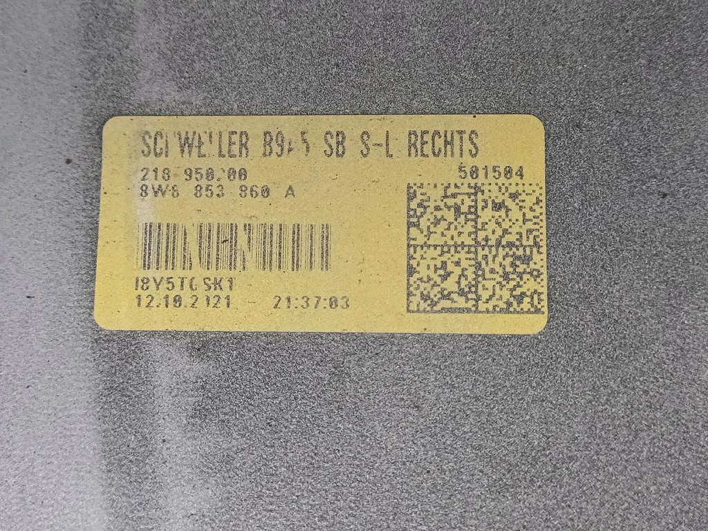 фото №11, Молдинг порог правая audi a5 ii 8w порог правый s-line