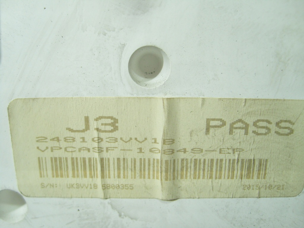 фото №7, Лічильник прилади 248103vv1b nissan note ii europa