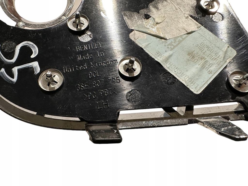 фото №8, Bentley flying spur боковий решітка радіатора lh 3se807925 3se807925b 3se807795