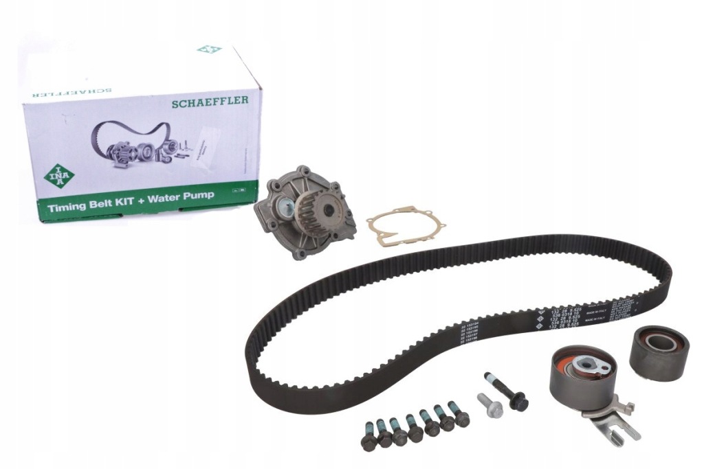 Schaeffler ina 530 0582 30 насос водяна + набір ремінь розподільного валу Оригінал