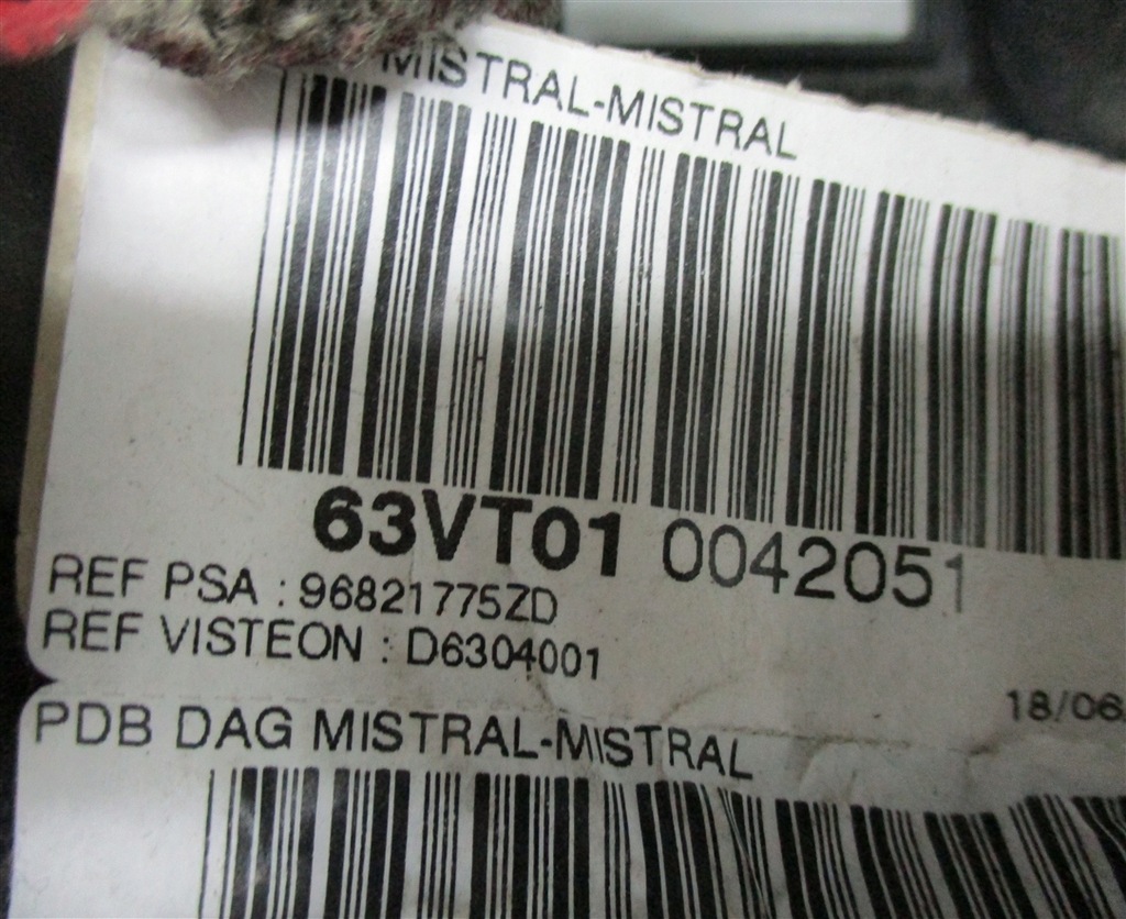 фото №8, Приборная панель приборная консоль citroen c5 iii x7 eu 96821775zd