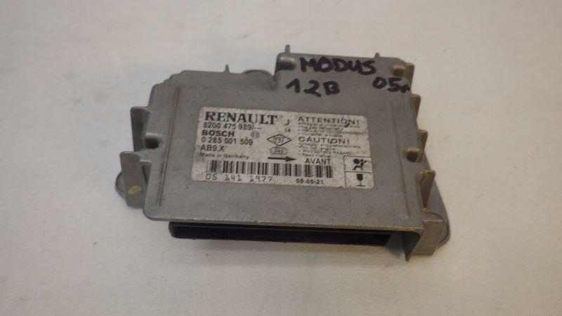 фото №1, Датчик air bag подушка безпеки renault modus 8200475989 0285001509