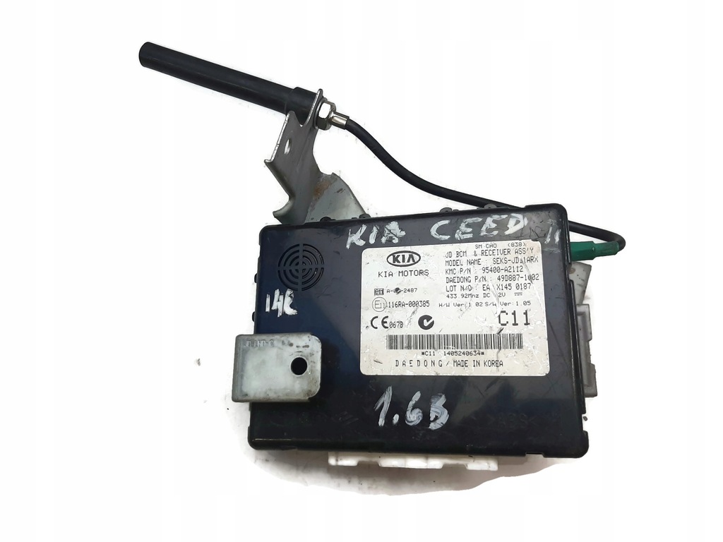 фото №1, Модуль комфорту kia ceed ii 95400-a2112