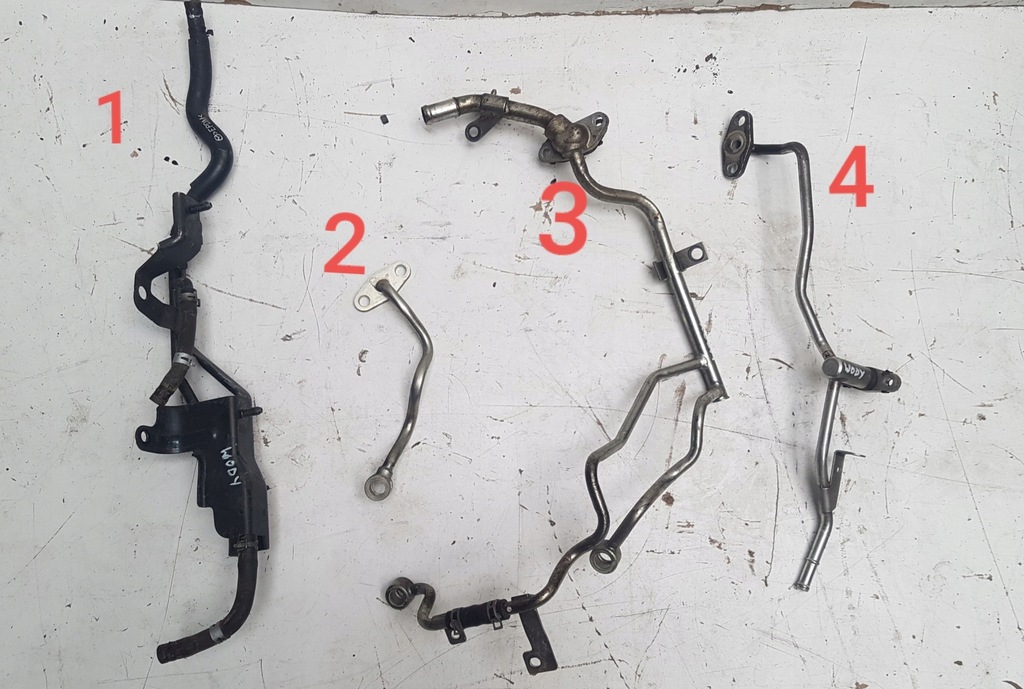 фото №1, Магистраль трубка шланг waz wody турбины mazda cx5 2.2 d sh01