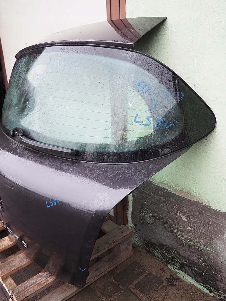 фото №8, Seat toledo 3 кришка багажника задня задня багажника з скло колір ls5v ładna