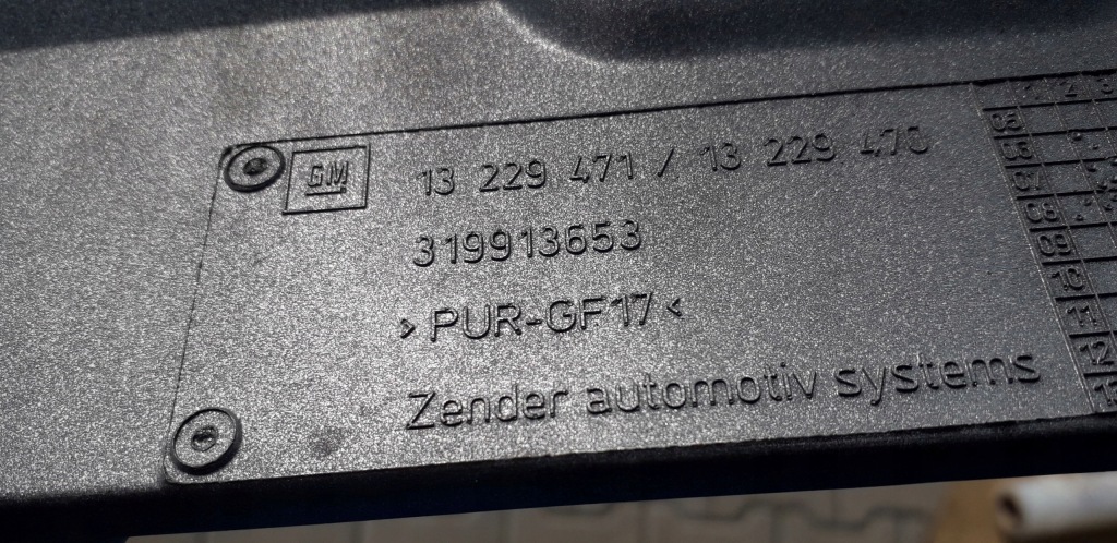 Спойлер накладка бампер задняя vectra c opc zender Недорого