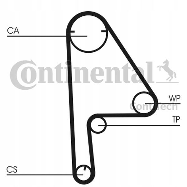 фото №1, Ремень распределительного вала honda 1,4 ct1081