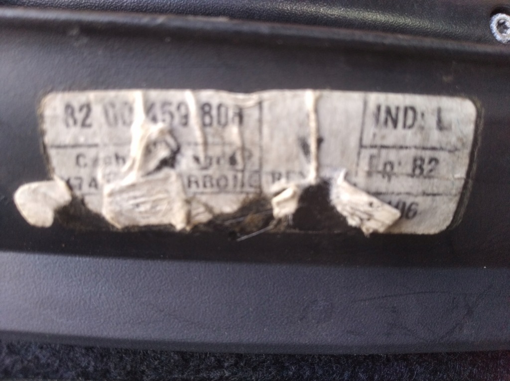 фото №2, Шторка задняя багажника renault laguna ii kombi