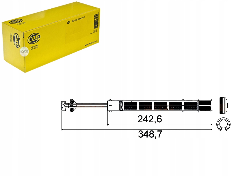 фото №1, Hella осушувач кондиціонера vw vw passat 05- db vi