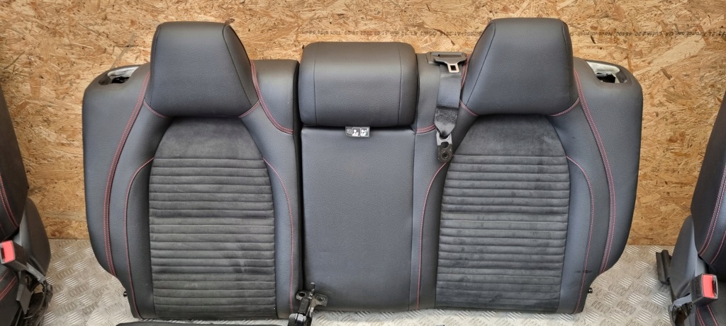 фото №6, Mercedes w117 cla shooting brake kombi сиденья подогрев заднее сиденье alcantara kpl