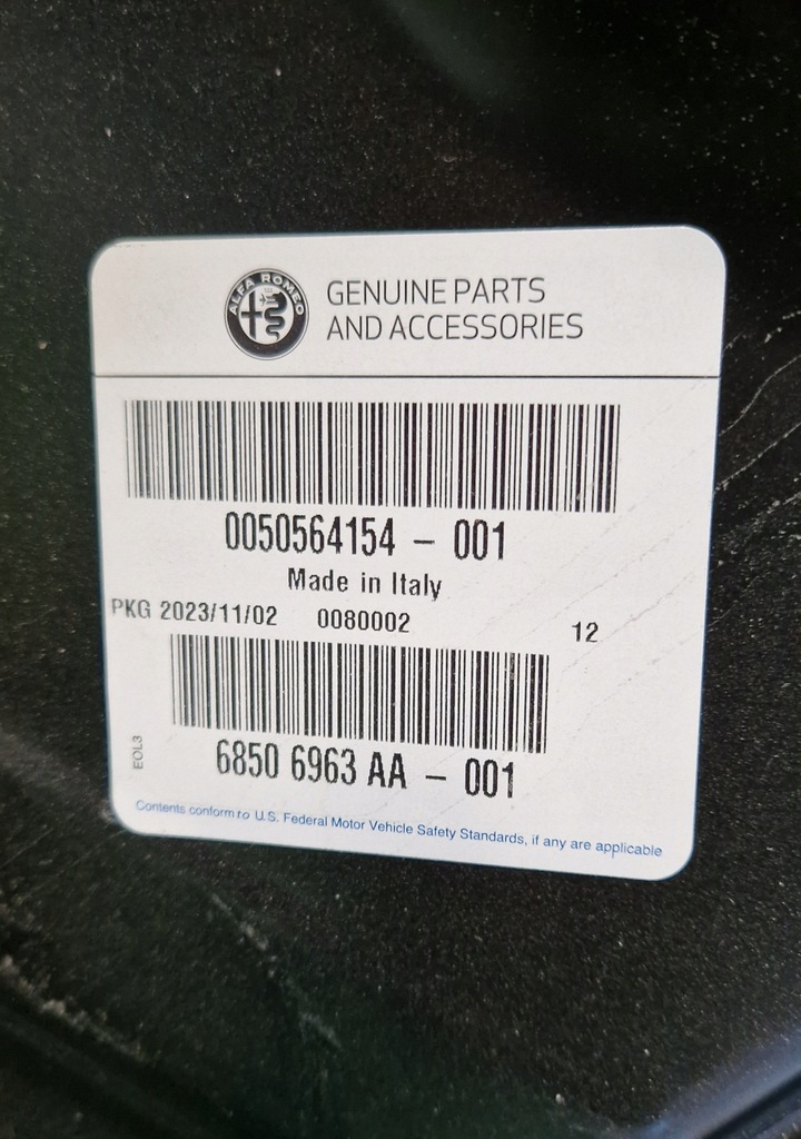 фото №9, Капот перед передня alfa romeo giulia 0050564154-001 nowa