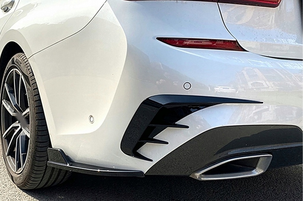 фото №8, Накладки сплиттеры bmw 3 g20 g21 g28 18+ black