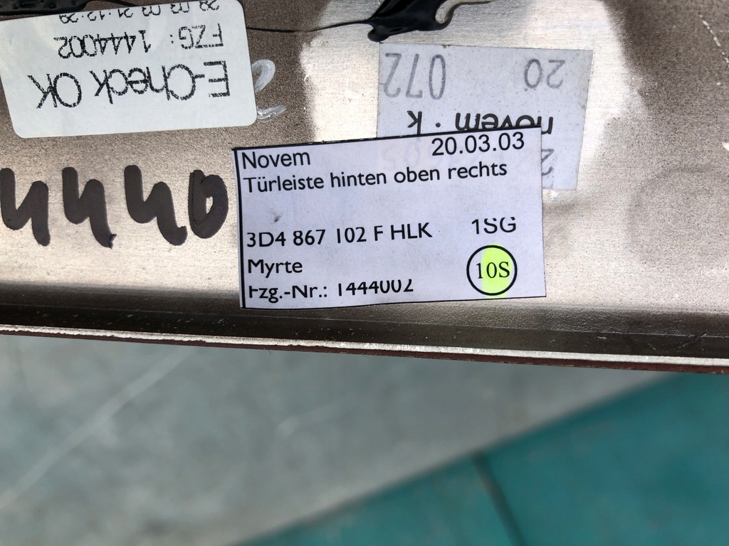 фото №7, Vw phaeton drewno dekor молдинг правий задня права