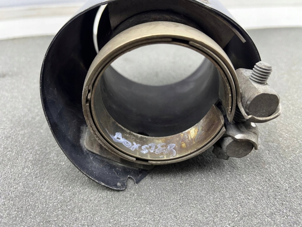 фото №13, Выхлоп porsche boxster cayman 982 718 16r.- правый гаситель конечный наконечник