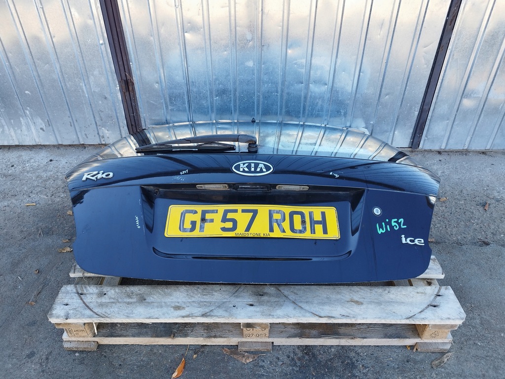 фото №11, Кришка багажника скло задня kia rio ii lata 2005-2011 czarna оригінал 5 двері 5d hb