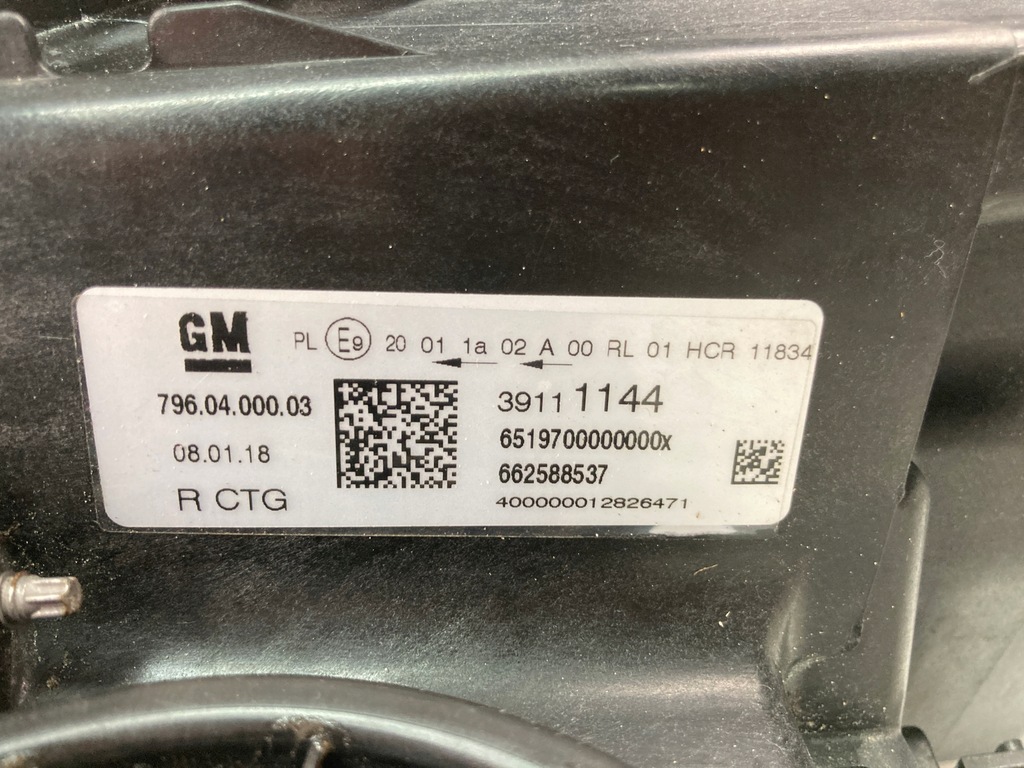 фото №11, Лампа правая передняя opel astra k v 5 линза led